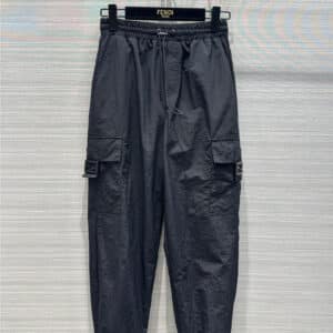 fendi limited edition capsule collection cuffed jogging pants
