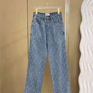 YSL jacquard jeans
