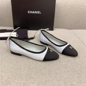 chanel vintage flat shoes