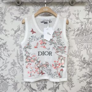Dior early autumn new knitted vest