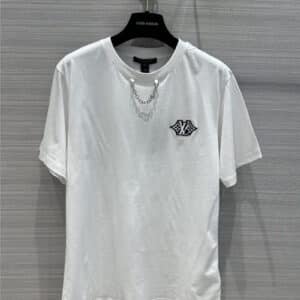 louis vuitton LV limited edition embroidered logo T-shirt