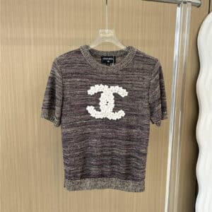 chanel knitted short sleeve