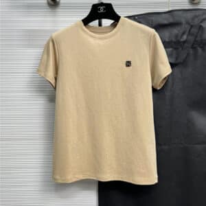 loewe classic minimalist logo round neck T-shirt