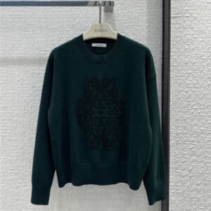 MaxMara kaleidoscope logo letter cashmere sweater