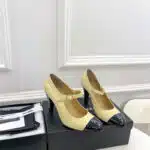 chanel catwalk style high heel shoes