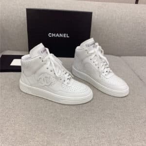 Chanel new high top classic casual shoes