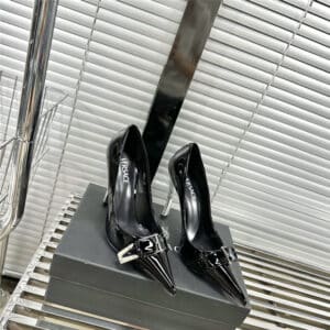 versace new pointed high heels