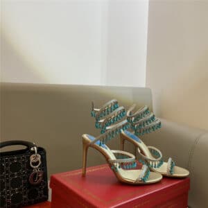 Classic snake wrap sandals