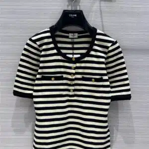 Celine early autumn new striped T-shirt