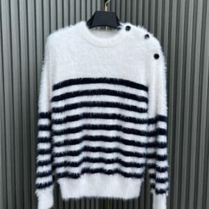 Bottega Veneta wool-knit striped sweater