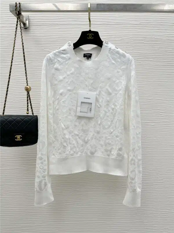 Chanel new hot knitted series long sleeve