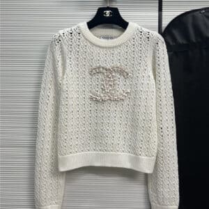 Chanel chain link knitted top