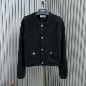 prada wool knitted cardigan