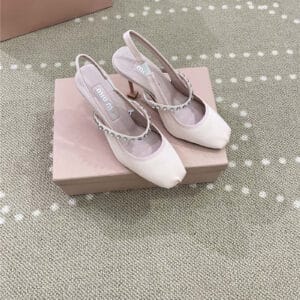 miumiu new open heel ballet high heels