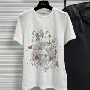 dior floral print T-shirt
