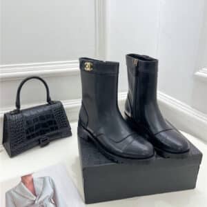 Chanel catwalk british style ankle boots