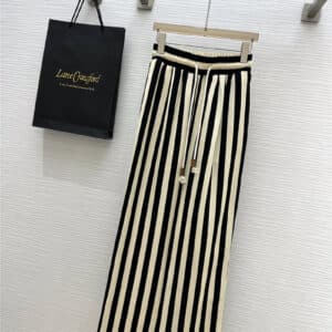 loewe early autumn striped casual pants