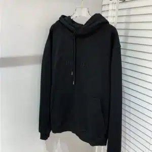 Prada early autumn new embroidered logo hooded sweater