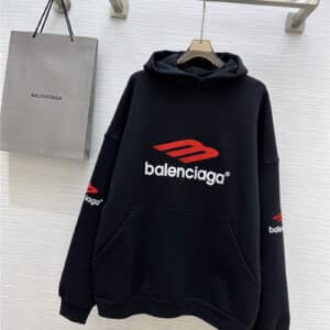 Balenciaga letter logo embroidery hoodie