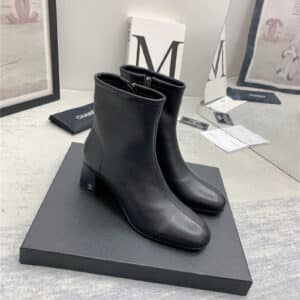 Chanel autumn and winter all-match elastic ankle boots