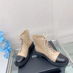 chanel platform martin ankle boots