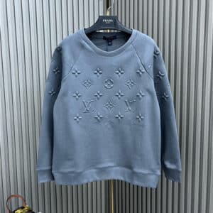 louis vuitton LV three-dimensional bubble print sweater