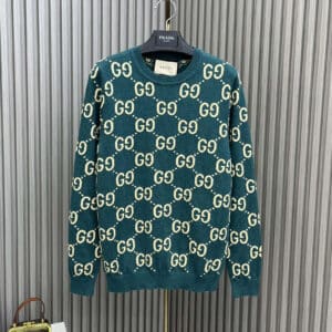 gucci round neck knitted sweater