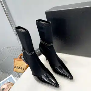 alexander wang calfskin sock boots