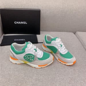 chanel new color block sneakers