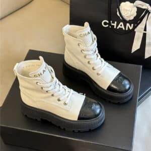 chanel thick-soled short boots