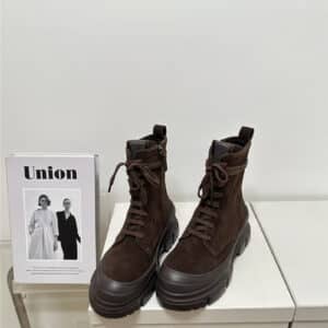 Brunello Cucinelli new lace-up Martin boots