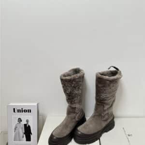 Brunello Cucinelli new wool ankle boots