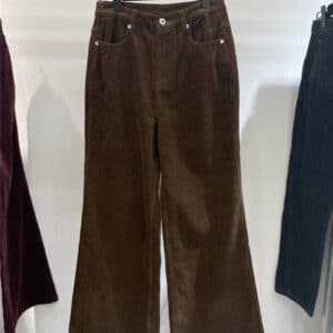 miumiu retro Hong Kong style corduroy straight pants