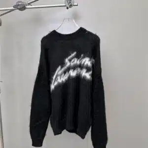 YSL new signature mohair knitted sweater
