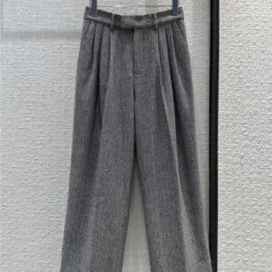 alexander wang herringbone pattern rhinestone suit casual pants