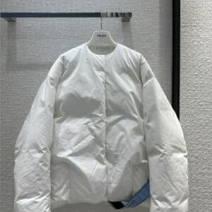 prada white anpanman large down jacket