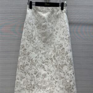 dior classic long skirt