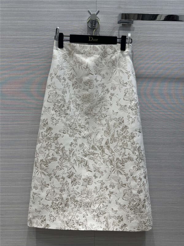 dior classic long skirt