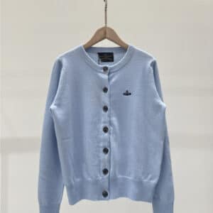 Vivienne Westwood classic logo crew neck knitted cardigan