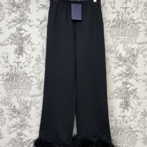 prada new autumn and winter feather trousers