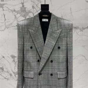 YSL houndstooth suit