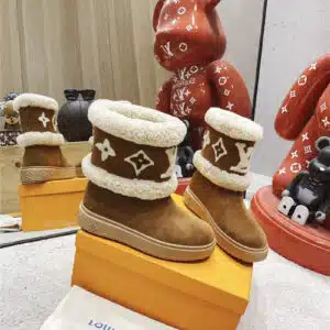 Louis vuitton LV British color matching classic boots