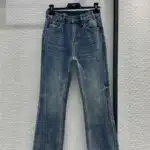 celine micro-boom washed jeans