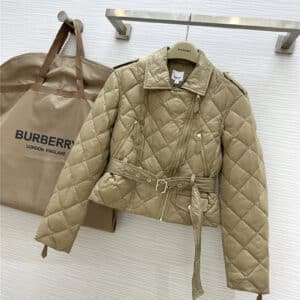 Burberry motorcycle down jacket