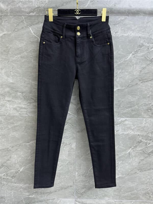 chanel fleece jeans