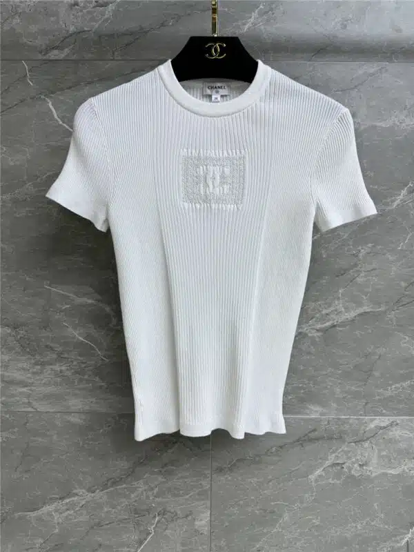 chanel knitted short sleeves