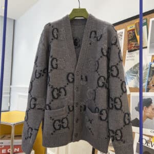 gucci new presbyopic knitted cardigan