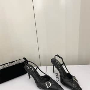 dior new belt buckle sandals