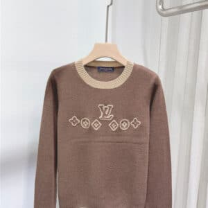 louis vuitton LV long sleeve wool cashmere sweater