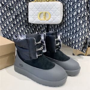 ugg waterproof lace-up down two-wear snow boots